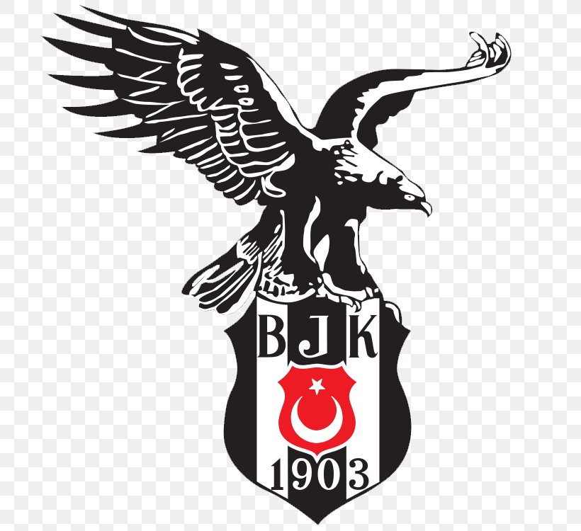 Beşiktaş J.K. Football Team Dream League Soccer Logo Beşiktaş E-Sports Club, PNG, 750x750px, Dream League Soccer, Beak, Bird, Bird Of Prey, Black And White Download Free