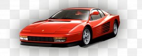 Ferrari - Ferrari Testarossa Ferrari TR Ferrari 348 Automotive Design PNG