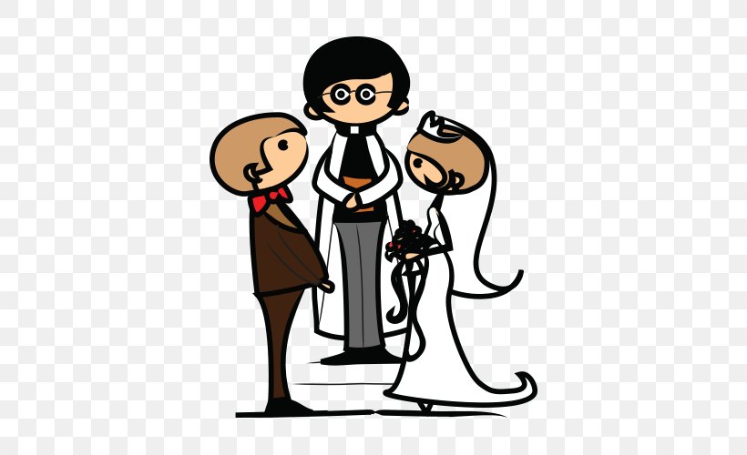 Wedding Marriage Illustration, PNG, 500x500px, Wedding, Cartoon,  Communication, Contemporary Western Wedding Dress, Couple Download Free