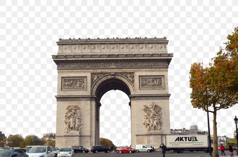 Arc De Triomphe Champs-xc9lysxe9es Eiffel Tower Place Charles De Gaulle Triumphal Arch, PNG, 1024x678px, Arc De Triomphe, Arch, Architecture, Building, Classical Architecture Download Free