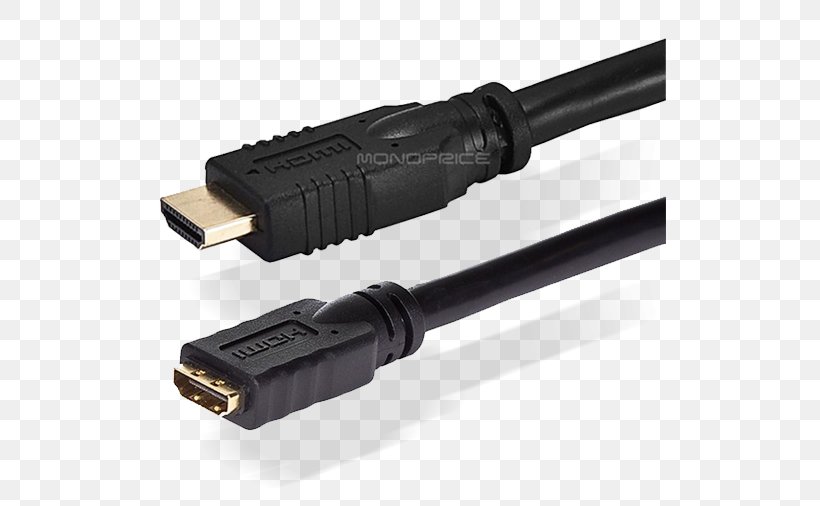 HDMI Monoprice Electrical Cable DisplayPort USB, PNG, 635x506px, Hdmi, Adapter, Cable, Computer Monitors, Computer Port Download Free