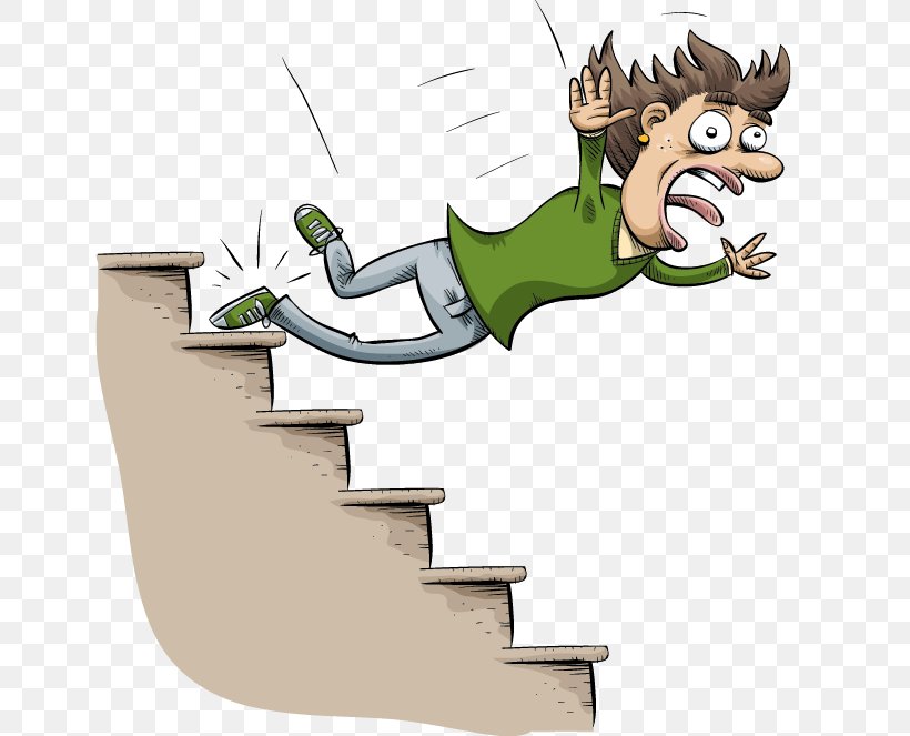 Stock Photography Stairs Clip Art, PNG, 772x663px, Stock Photography, Cartoon, Falling Down, Fictional Character, Mammal Download Free