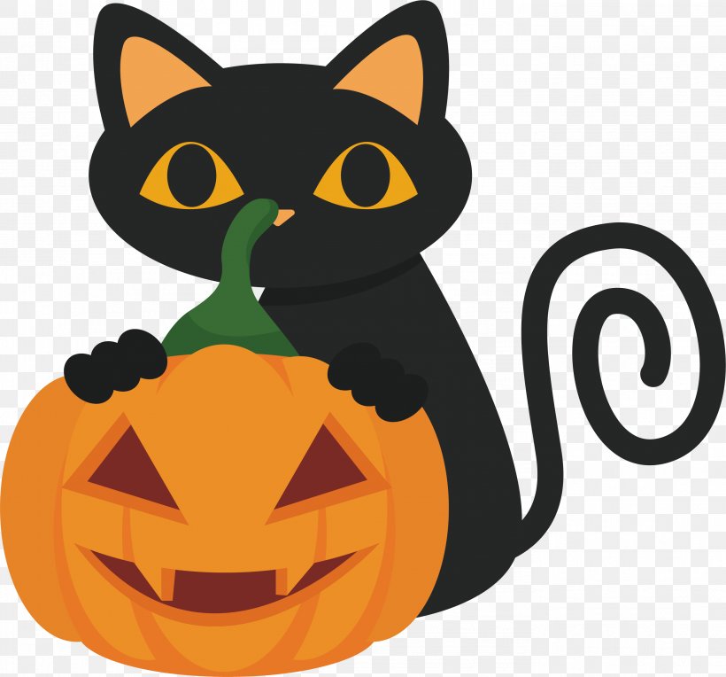 The Black Cat Whiskers Clip Art, PNG, 2783x2593px, Black Cat, Calabaza, Carnivoran, Cat, Cat Like Mammal Download Free