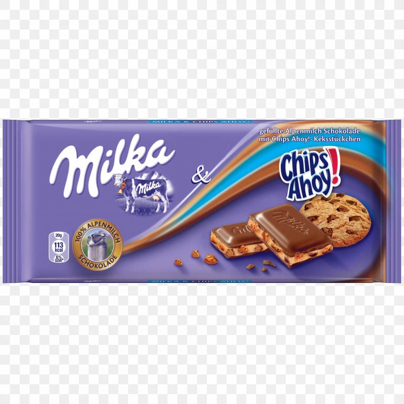 Chocolate Bar Milka Cream Chips Ahoy!, PNG, 1000x1000px, Chocolate Bar, Biscuit, Biscuits, Candy, Chips Ahoy Download Free