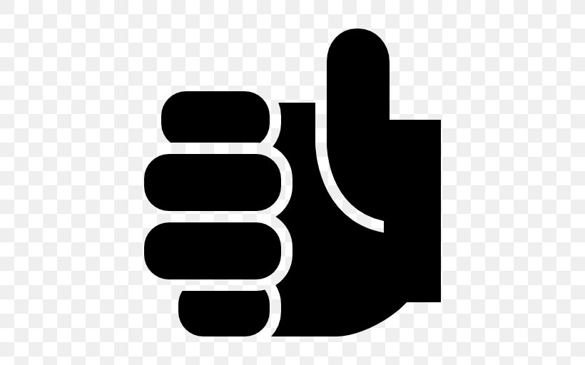 Thumb Signal Symbol, PNG, 512x512px, Thumb Signal, Black, Black And White, Brand, Finger Download Free