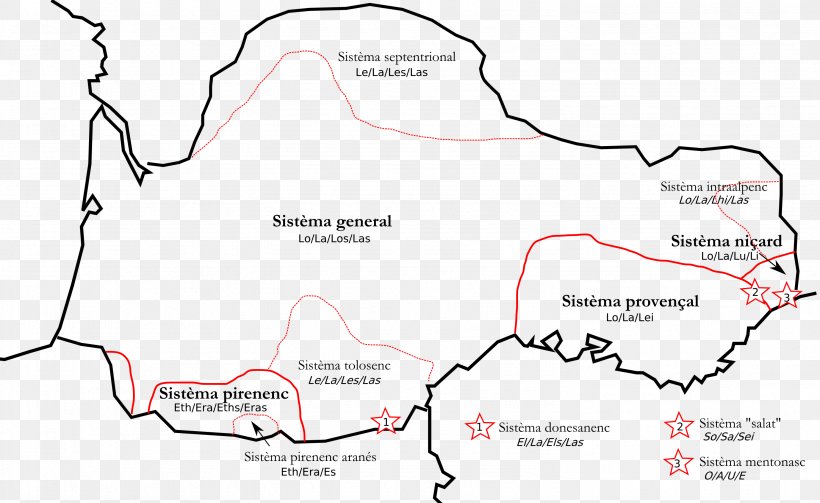 Occitania Langues D'oïl Map Occitan Wikipedia, PNG, 2984x1832px, Occitania, Area, Article, Article Definit, Blank Map Download Free