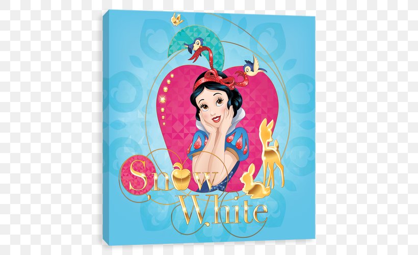 Paper Graphic Design Snow White, PNG, 500x500px, Watercolor, Cartoon, Flower, Frame, Heart Download Free