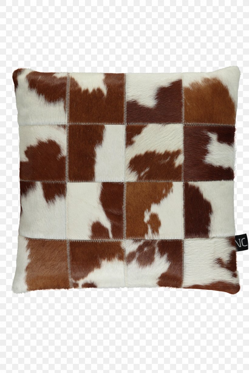 Throw Pillows Cowhide Cushion Cattle, PNG, 1000x1500px, Throw Pillows, Brown, Carpet, Cattle, Cowhide Download Free