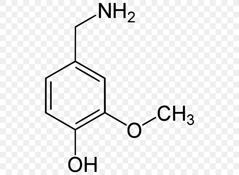 Vanillyl Alcohol Vanillyl Group Vanillin Ethanol, PNG, 532x600px, Vanillyl Alcohol, Alcohol, Area, Black, Black And White Download Free