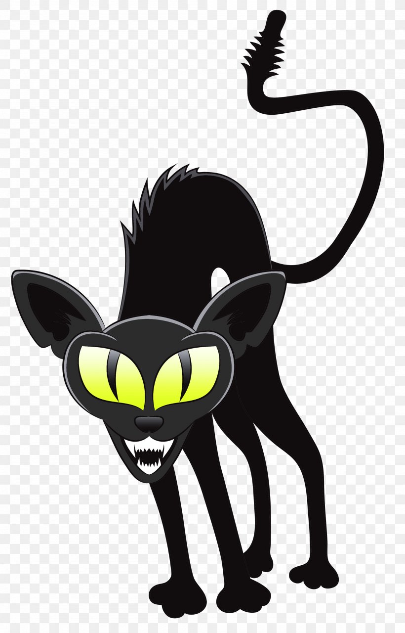 Black Cat Halloween Cartoon Clip Art, PNG, 2000x3123px, Cat, Art, Big Cats,  Black, Black And White