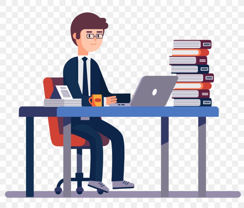 Clip Art Desk Vector Graphics Businessperson Entrepreneurship, PNG, 980x836px, Desk, Business, Businessperson, Computer, Computer Desk Download Free