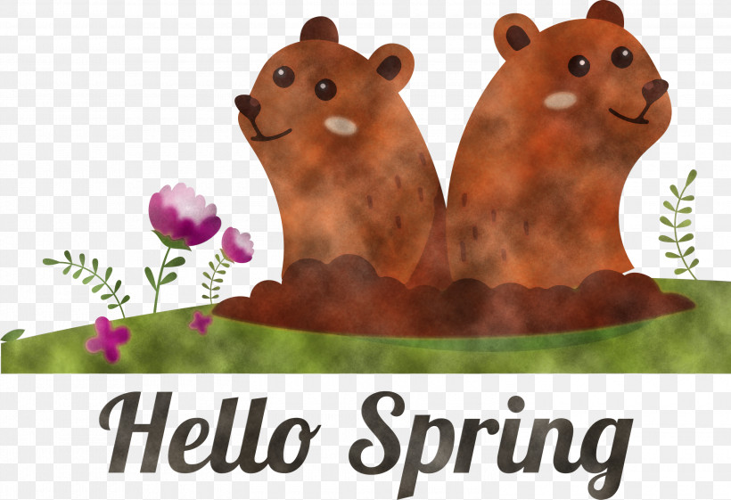 Groundhog Groundhog Day Happy Groundhog Day, PNG, 3000x2053px, Groundhog, Adaptation, Animal Figure, Animation, Beaver Download Free