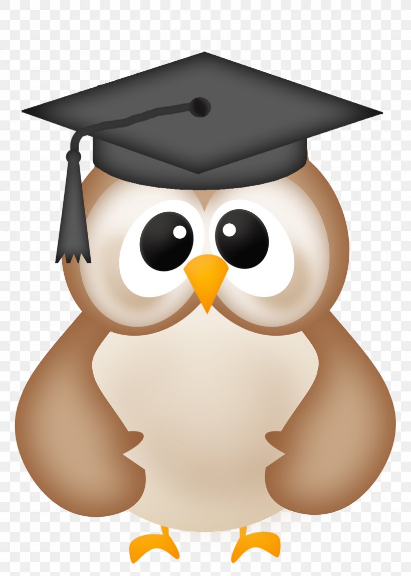 Owl Graduation Ceremony Clip Art, PNG, 1500x2100px, Owl, Beak, Bird, Bird Of Prey, Cartoon Download Free