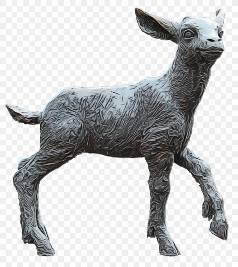 Sheep Deer Goat Sculpture Terrestrial Animal, PNG, 1143x1280px, Sheep, Animal, Animal Figure, Art, Bronze Sculpture Download Free