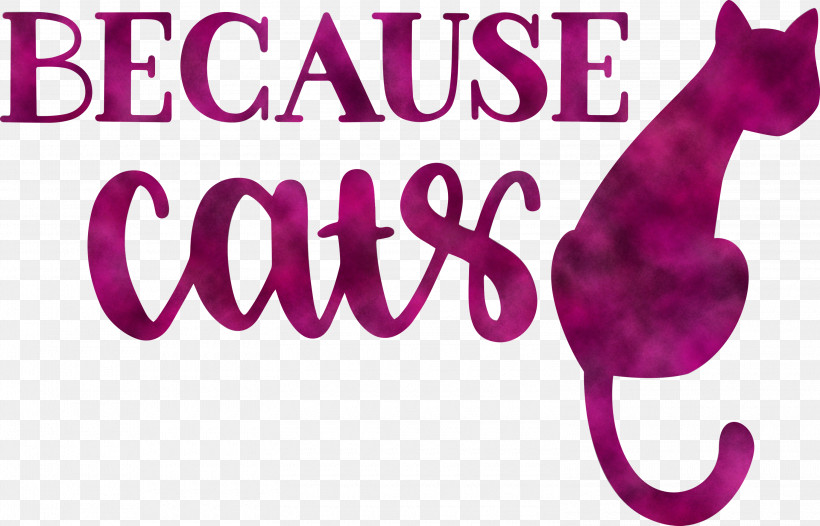 Because Cats, PNG, 3000x1925px, Cat, Biology, Catlike, College, Logo Download Free