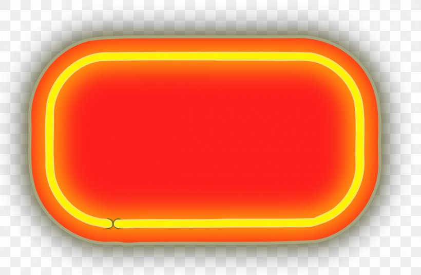 Neon Sign Light Clip Art, PNG, 2400x1568px, Neon Sign, Light, Neon, Neon Lighting, Orange Download Free