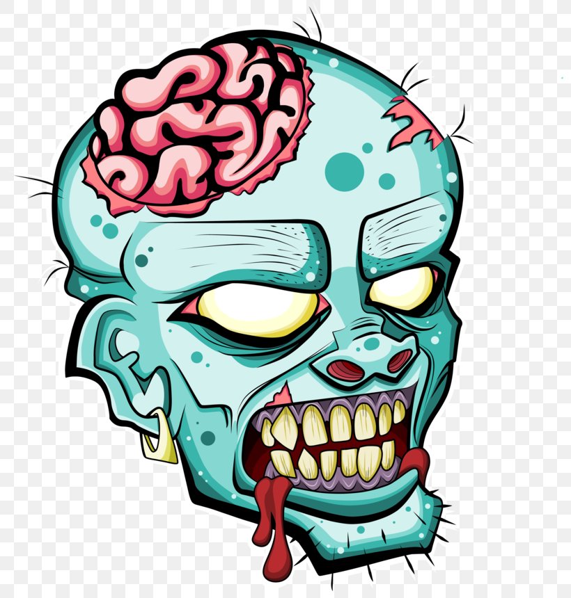 Cartoon Zombie Face Png