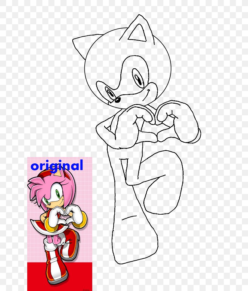 Amy Rose Sonic The Hedgehog 4: Episode I Sonic X Sonic Team, PNG, 640x960px, Watercolor, Cartoon, Flower, Frame, Heart Download Free
