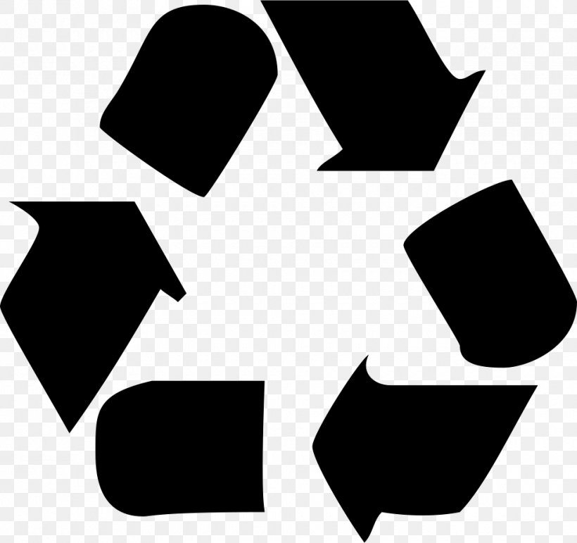 Recycling Symbol Reuse, PNG, 980x922px, Recycling Symbol, Black, Black And White, Logo, Material Download Free