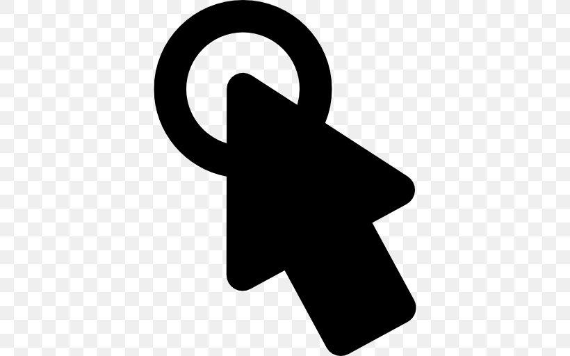 Computer Mouse Pointer Arrow Cursor, PNG, 512x512px, Computer Mouse, Black And White, Cursor, Multimedia, Pointer Download Free
