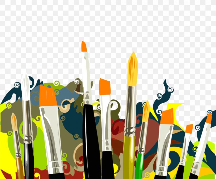 Paintbrush Painting, PNG, 1000x829px, Brush, Art, Color, Colored Pencil, Drawing Download Free