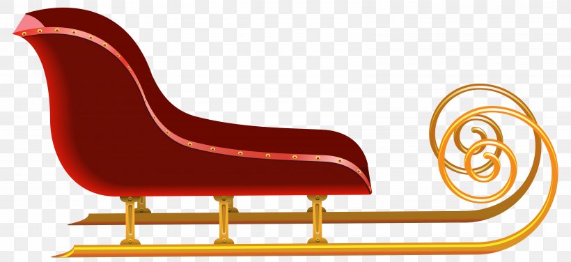 Santa Claus Sled Clip Art, PNG, 6392x2931px, Santa Claus, Beak, Chair, Chaise Longue, Chicken Download Free