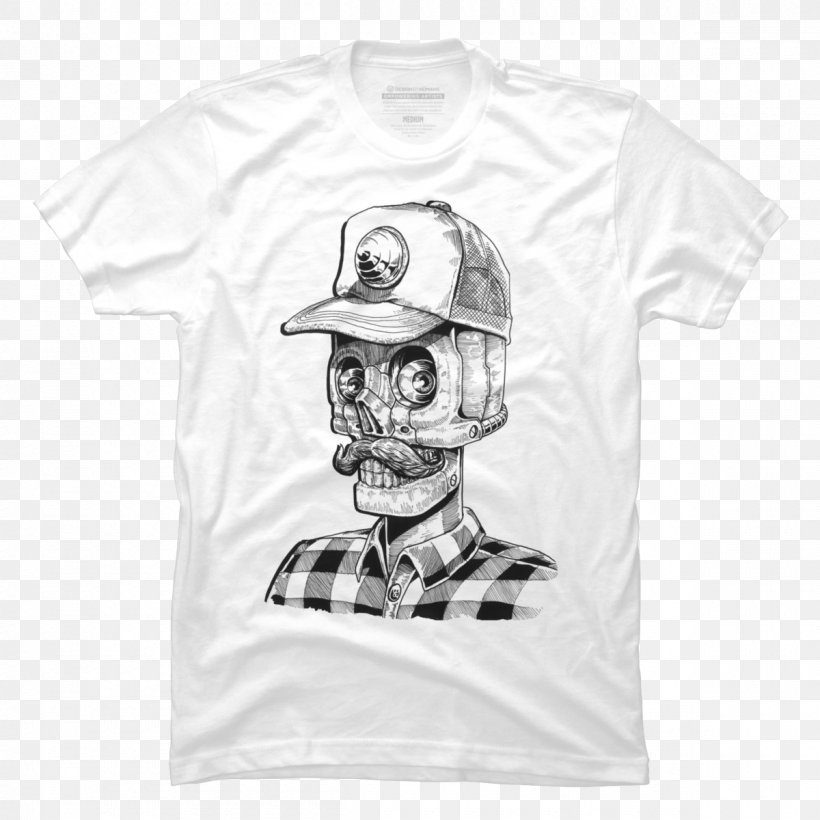 T-shirt Da Capo III, PNG, 1200x1200px, Tshirt, Art, Black, Black And White, Brand Download Free