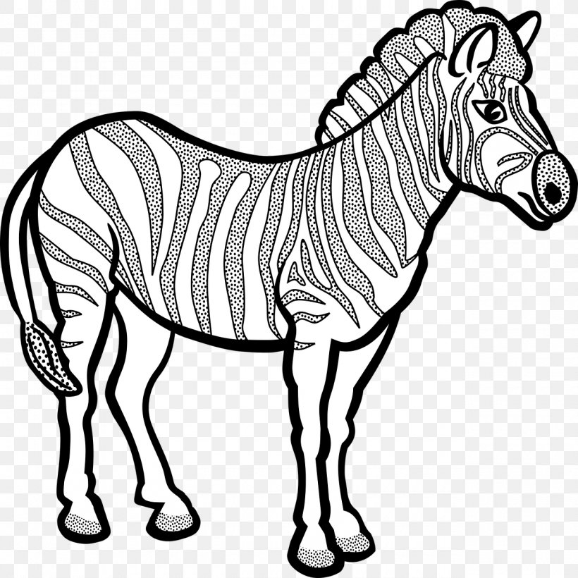 Zebra Line Art Clip Art, PNG, 1280x1280px, Zebra, Animal Figure, Black And White, Bridle, Coloring Book Download Free
