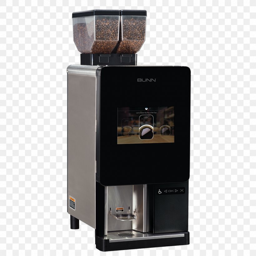 Coffeemaker Espresso Cafe Bunn-O-Matic Corporation, PNG, 900x900px, Coffee, Bunnomatic Corporation, Cafe, Coffee Roasting, Coffeemaker Download Free