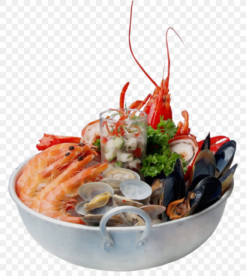 Dish Food Cuisine Ingredient Seafood, PNG, 1929x2163px, Watercolor, Cuisine, Dish, Food, Ingredient Download Free