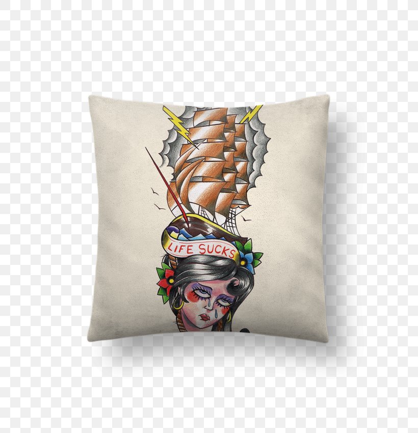 Cushion Throw Pillows Textile Synthetic Fiber, PNG, 690x850px, Cushion, Embroidery, France, Iphone 7, Linens Download Free