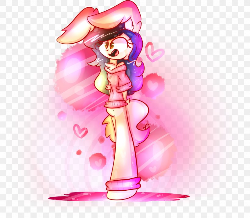 Figurine Cartoon Pink M Character, PNG, 2122x1859px, Watercolor, Cartoon, Flower, Frame, Heart Download Free