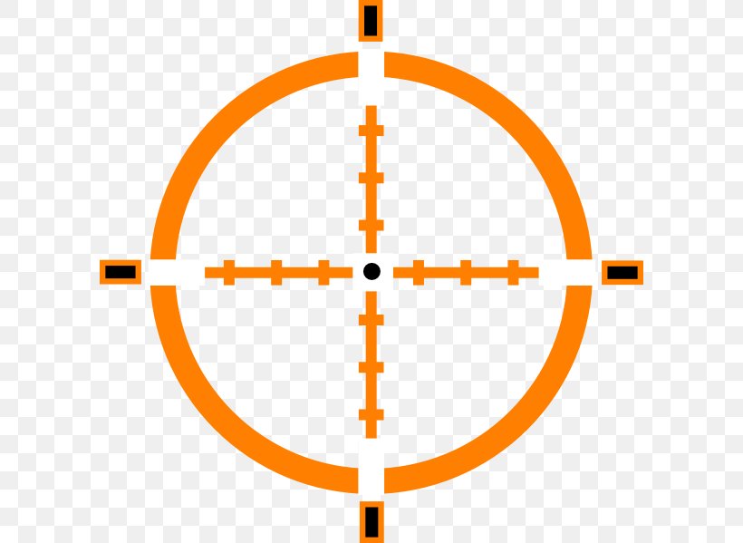 Reticle Clip Art, PNG, 600x599px, Reticle, Area, Orange, Royaltyfree, Symbol Download Free