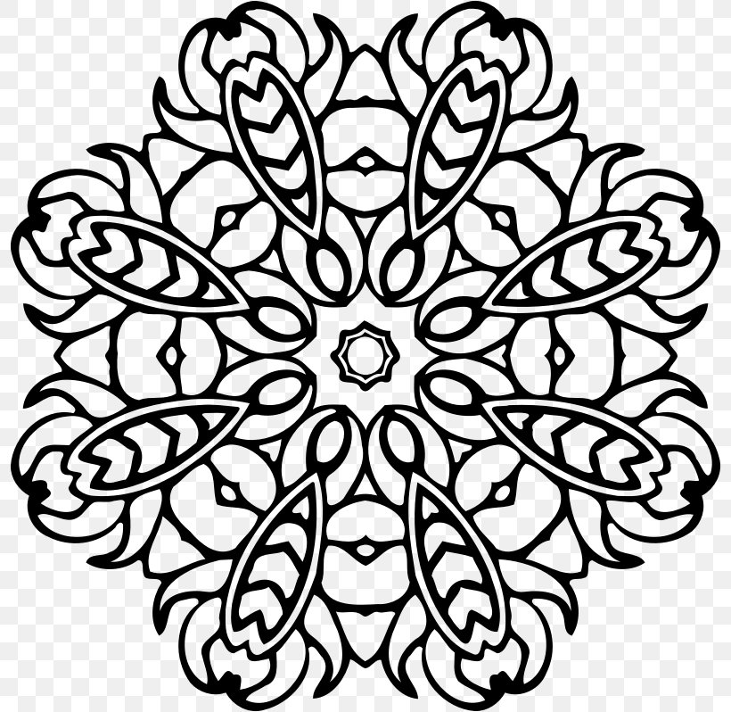 Drawing Mandala Coloring Book, PNG, 798x798px, Drawing, Ausmalbild, Black And White, Child, Coloring Book Download Free