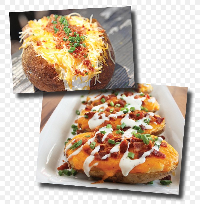 Baked Potato Vegetarian Cuisine Cuisine Of The United States Recipe Side Dish, PNG, 805x835px, Baked Potato, American Food, Appetizer, Baked Goods, Baking Download Free