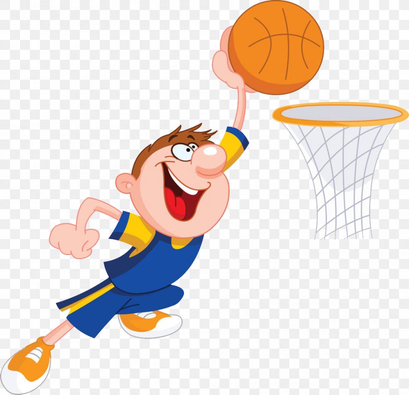 Basketball Cartoon Slam Dunk Clip Art, PNG, 1000x968px, Basketball, Area, Ball, Cartoon, Child Download Free