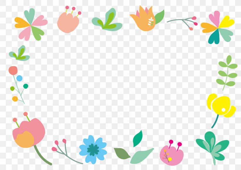 Cartoon Spring Frame., PNG, 842x595px, Toyota, Artwork, Color, Flora, Floral Design Download Free