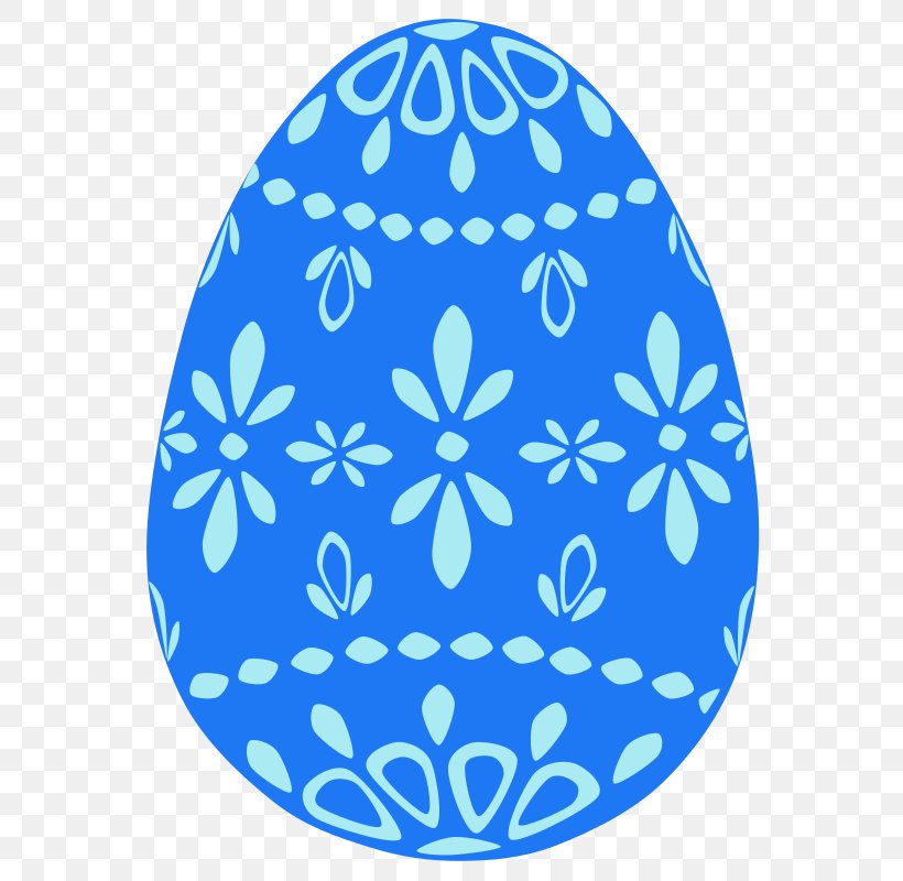 Easter Egg Blue Clip Art, PNG, 599x800px, Easter Egg, Area, Blue, Bluegreen, Cobalt Blue Download Free