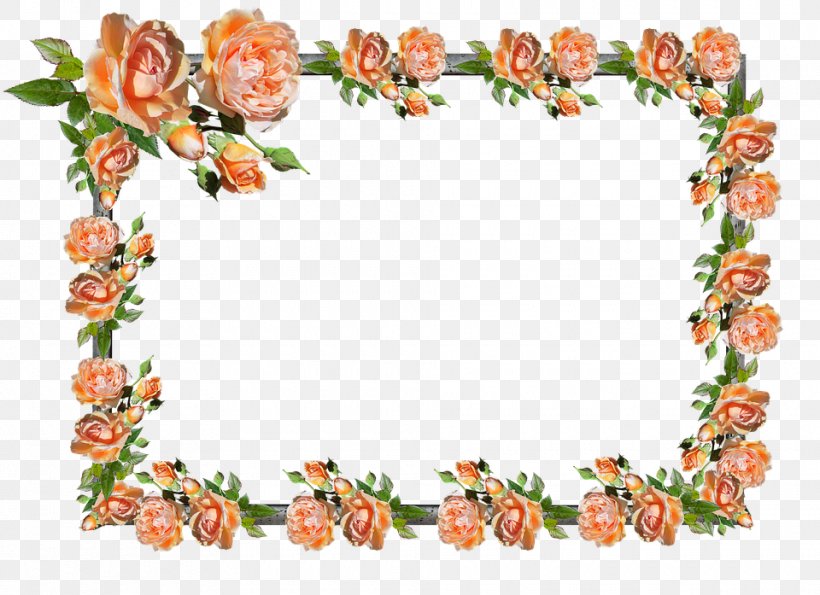 Floral Design Picture Frames Clip Art Borders And Frames Image, PNG, 960x697px, Floral Design, Borders And Frames, Cut Flowers, Decor, Decorative Arts Download Free