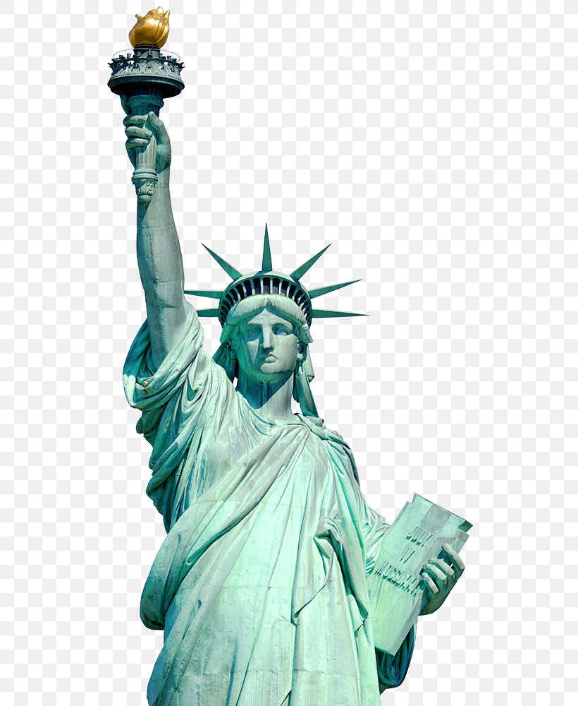 Statue Of Liberty Ellis Island New York Harbor Royalty-free, PNG, 560x1000px, Statue Of Liberty, Artwork, Classical Sculpture, Ellis Island, Figurine Download Free