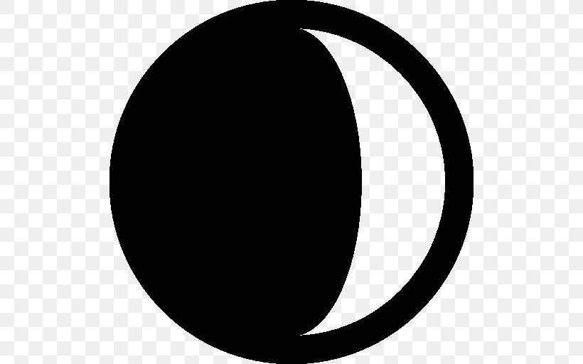 Lunar Phase Waxing Crescent, PNG, 512x512px, Lunar Phase, Black, Black And White, Crescent, Eye Download Free