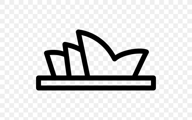 Sydney Opera House, PNG, 512x512px, Sydney Opera House, Area, Black And White, Brand, Logo Download Free