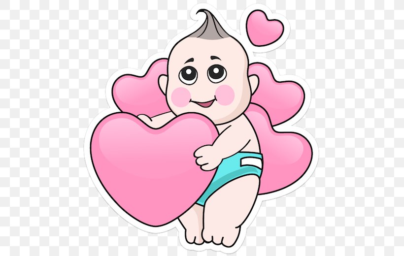 Cartoon Pink Heart Cheek Finger, PNG, 520x520px, Cartoon, Cheek, Finger, Heart, Love Download Free