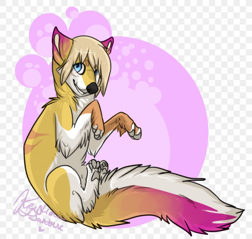 Cat Fox Dog Clip Art, PNG, 1024x971px, Watercolor, Cartoon, Flower, Frame, Heart Download Free