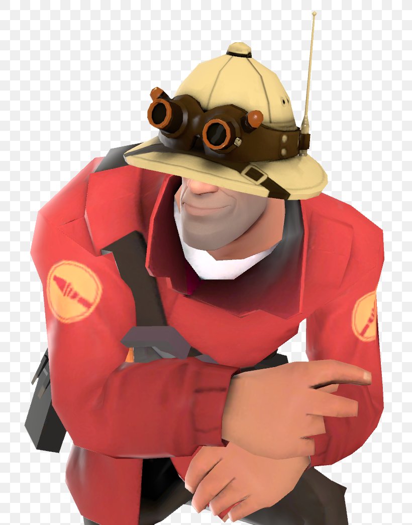 Pith Helmet Thumbnail Team Fortress 2, PNG, 754x1044px, Pith Helmet, Character, Costume, Fictional Character, Figurine Download Free