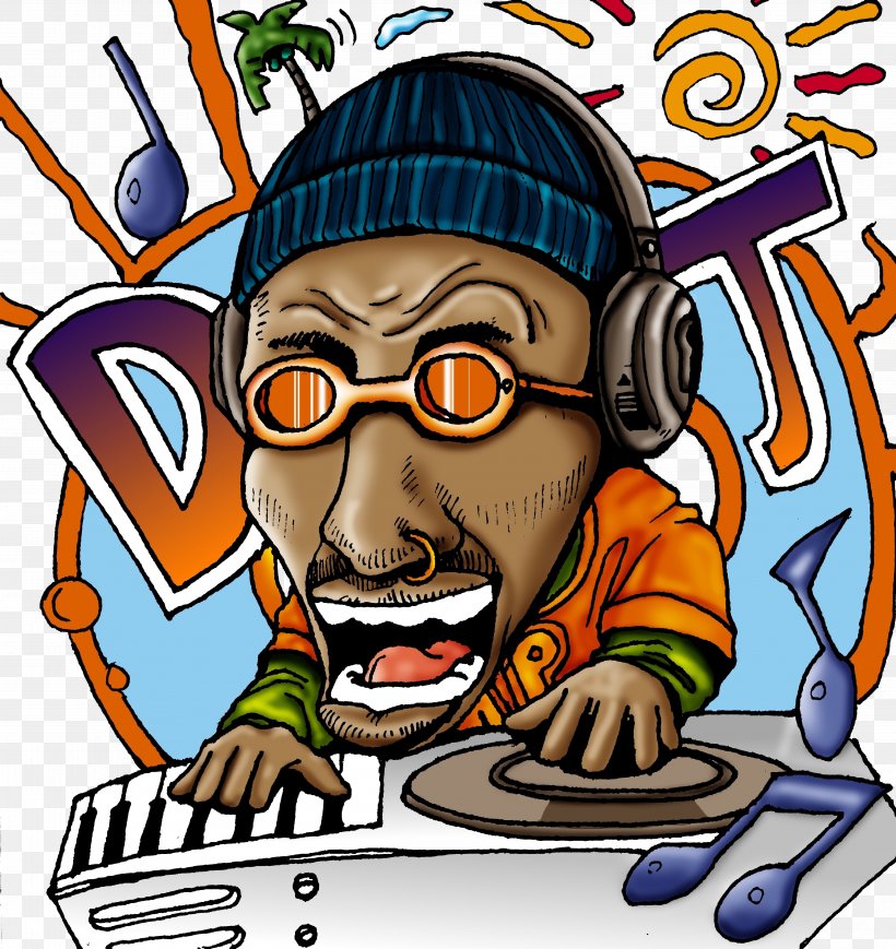 Cartoon DJ Character Design, PNG, 4881x5173px, Watercolor, Cartoon, Flower, Frame, Heart Download Free
