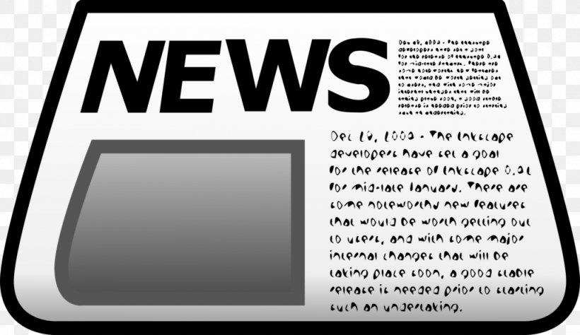 Clip Art Newspaper Image Vector Graphics Headline, PNG, 1024x593px, Newspaper, Area, Brand, Clipping, Communication Download Free