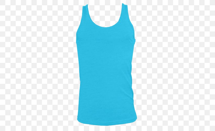 Gilets T-shirt Sleeveless Shirt, PNG, 500x500px, Gilets, Active Shirt, Active Tank, Aqua, Azure Download Free