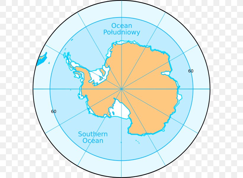 Southern Ocean Arctic Ocean Pacific Ocean Atlantic Ocean Antarctica, PNG, 600x600px, 60th Parallel South, Southern Ocean, Antarctica, Arctic Ocean, Area Download Free