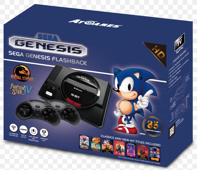 AtGames SEGA Genesis Flashback (2017) Super Nintendo Entertainment System Mega Drive AtGames SEGA Genesis Flashback (2017), PNG, 2038x1755px, Flashback, Atari Flashback, Atgames Sega Genesis Flashback 2017, Electronic Device, Electronics Download Free